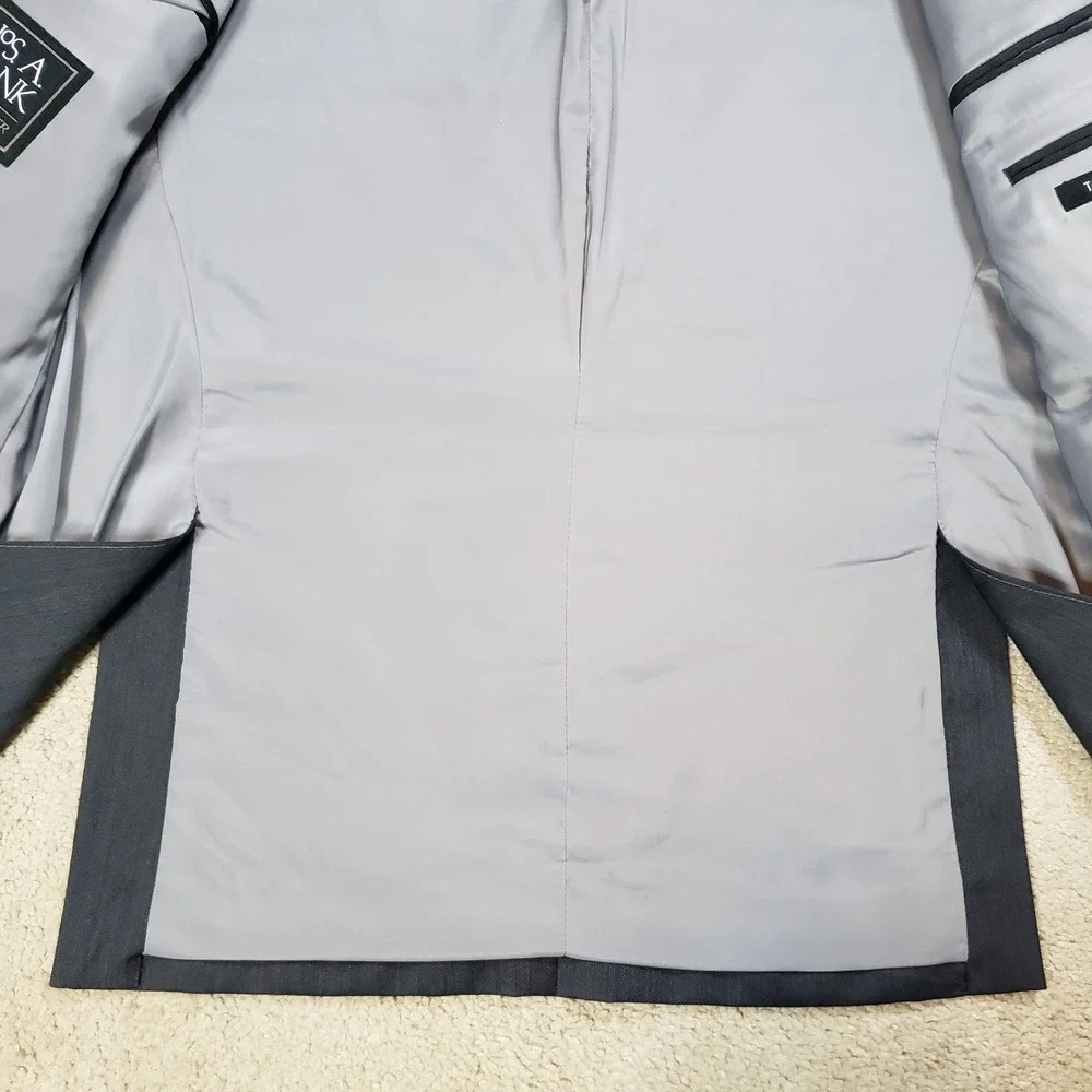 Jos‎ A Bank Jacket 2XL 2XLT Gray Wool Tailored Traveler Blazer Sport Coat 50L